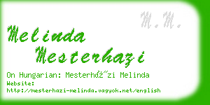melinda mesterhazi business card